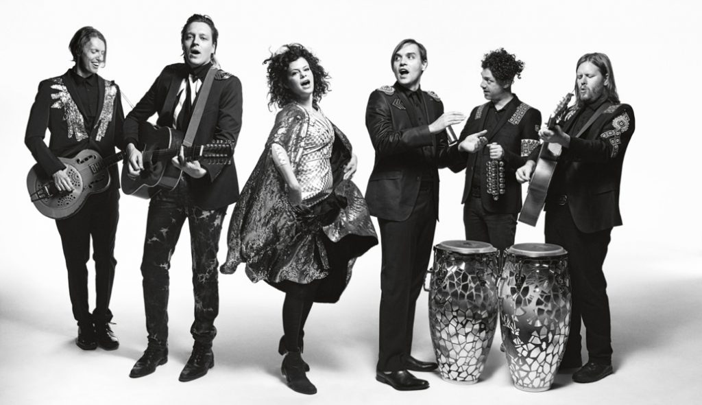 Un DVD Live d'Arcade Fire en janvier 2017