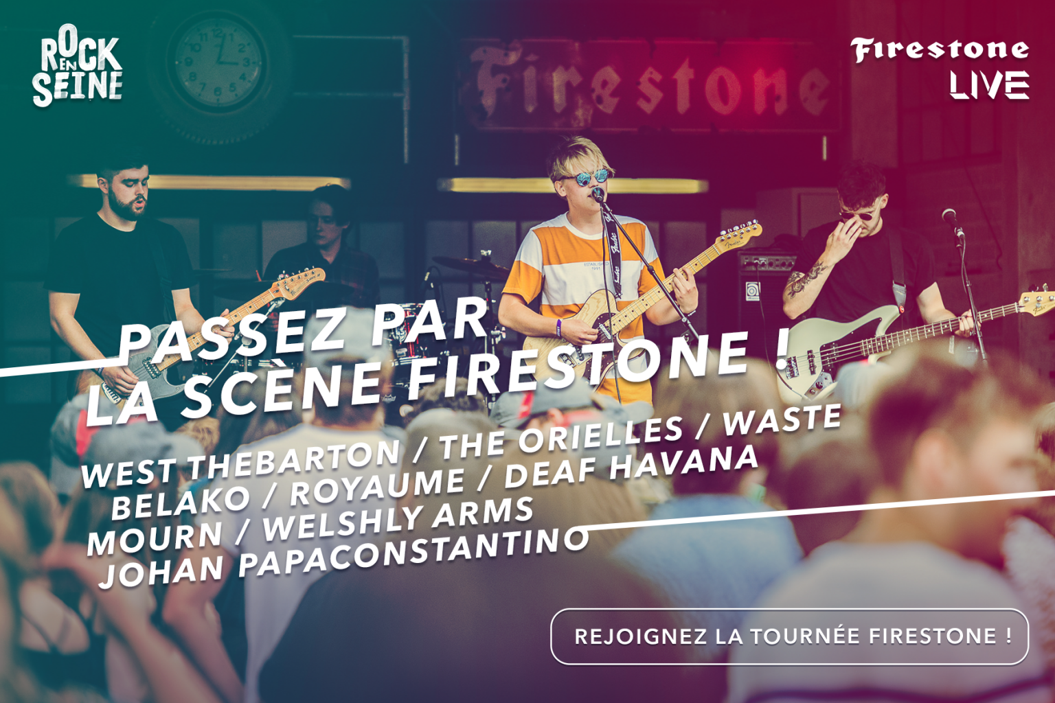 Firestone à Rock en Seine